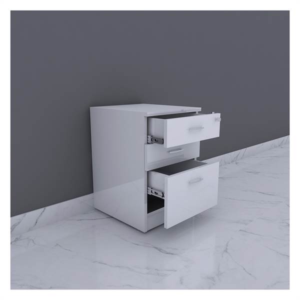 3 Pedestal Drawer Unit